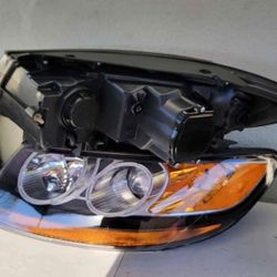 07-12 Santa Fe Projector Headlights Luces Calaveras Micas Faros Focos Faroles