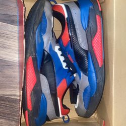 Men’s PUMA X-ray 2 Squared (Size 12! Used!) Red/Blue/Black/White/Grey