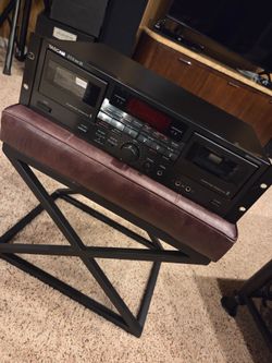 TASCAM 202 MK III DUAL CASSETTE DECK + CASSETTES