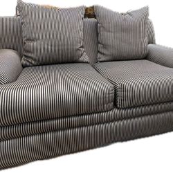 Post-Modern Striped Sofa