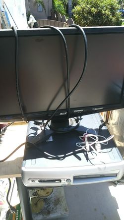 Computer and hard drive and keyboard set