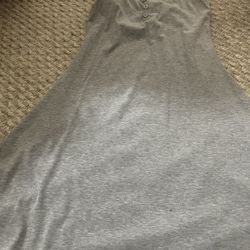 Dazy Women’s Grey Cropped Cardigan Set With A Dress Size Large