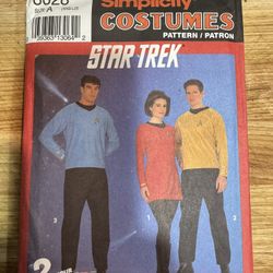 Star Trek 1982 Simplicity Customes Pattern 