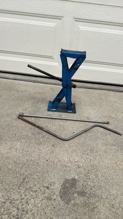 Vintage Scissor Car Jack