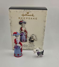 Hallmark Halloween Ornament 2005 Ms. Bonnie and Bones