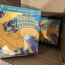 Ascended Heroes etb 5available 6 More Coming 