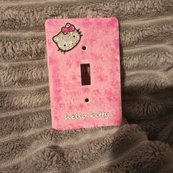 Pink Hello Kitty Light Switch Cover 