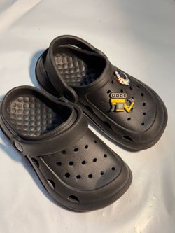 Black Clogs with Jibbitz Charms