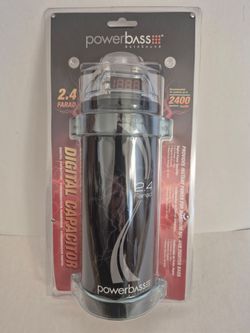POWERBASS 2.4 FARAD DIGITAL CAPACITOR 2400 WATTS