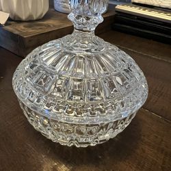 Crystal Dish With Lid