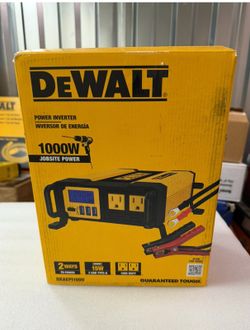 DEWALT 1000-Watt Portable Car Power Inverter with Triple USB Ports