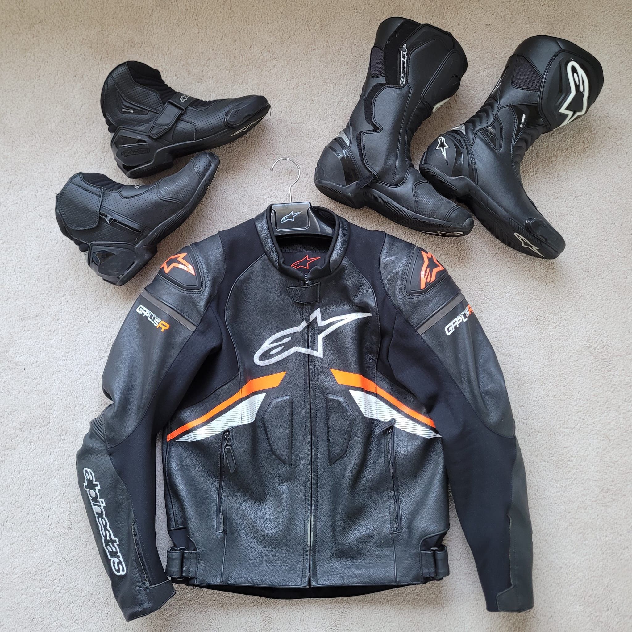 Alpinestars Leather Jacket And Boots