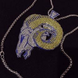 Los Angeles Rams Necklace New