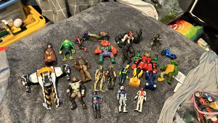 Vintage Toy Lot G.I Joe,Star Wars,Power Ranger