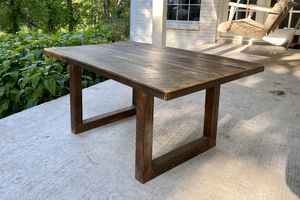 Photo Cypress and Iron Custom Coffee Table