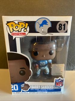 Funko Pop! NFL #81 Barry Sanders Detroit Lions Legend