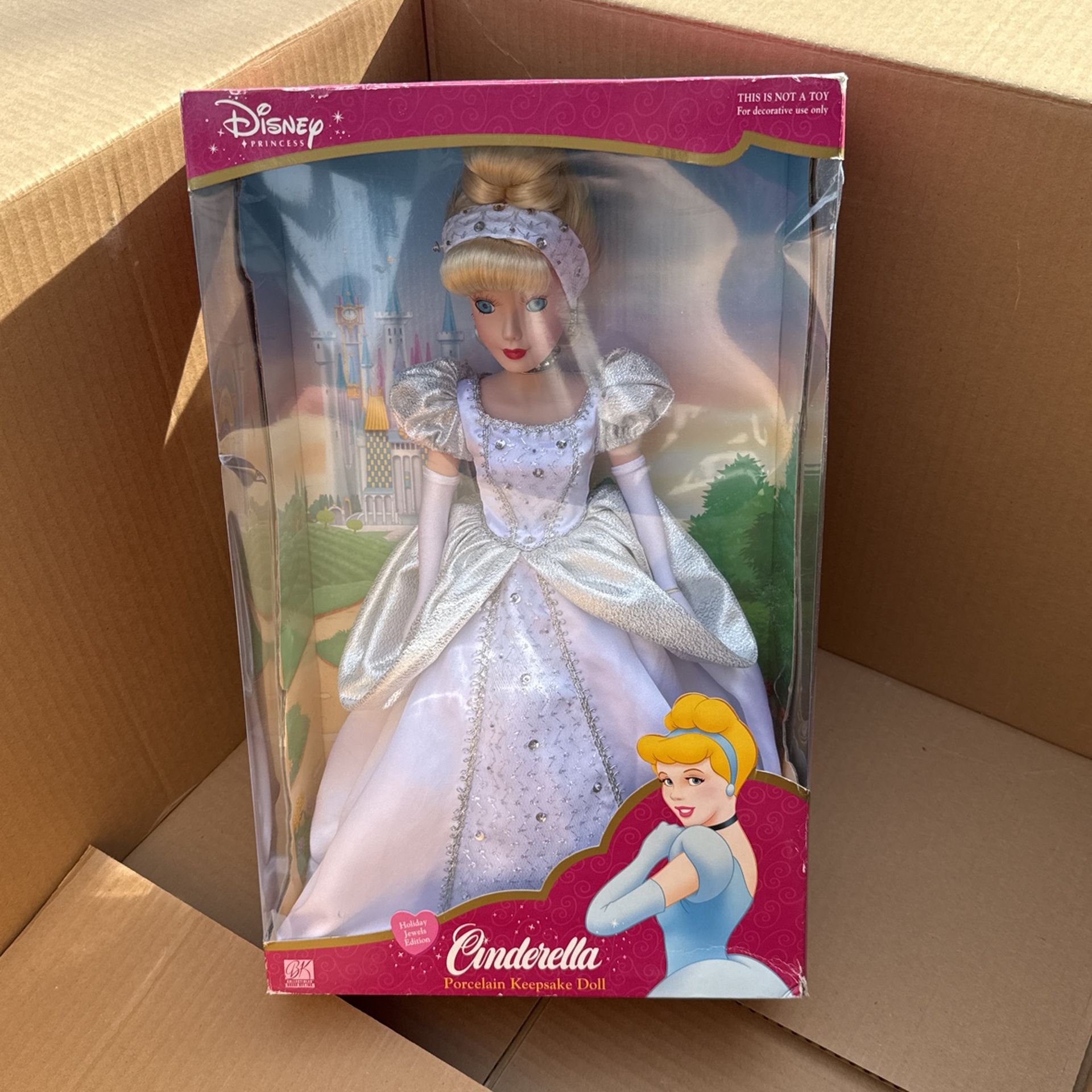 Large Cinderella Disney Princess Barbie Doll