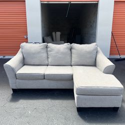 Light Grey Chaise Sectional! 