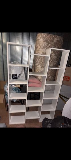 White shelf