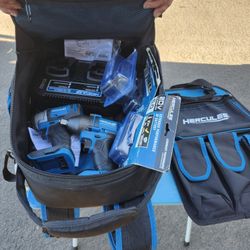 Hercules Complete Drill  set and backpack