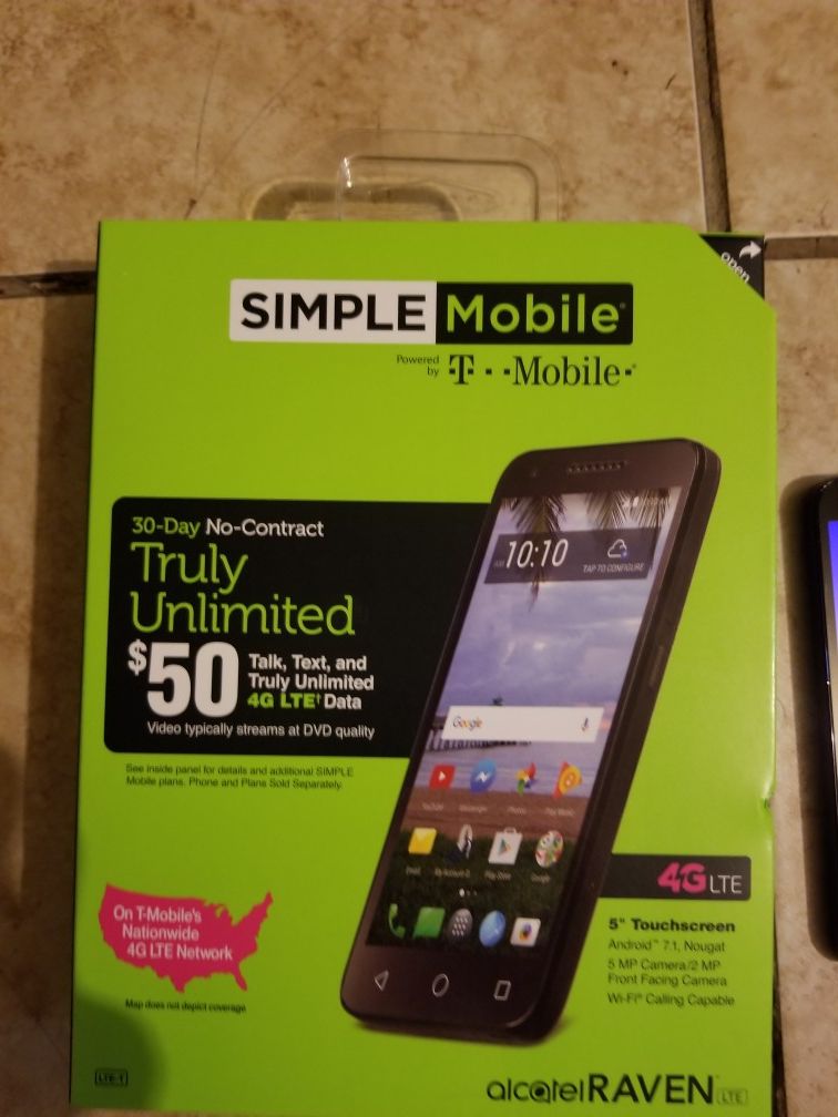 T mobile/simple mobile smartphone