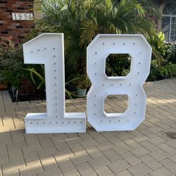 Marquee numbers