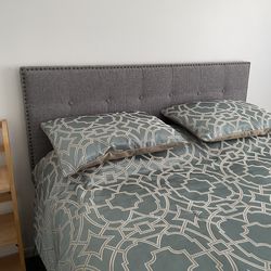 Queen size headboard & frame