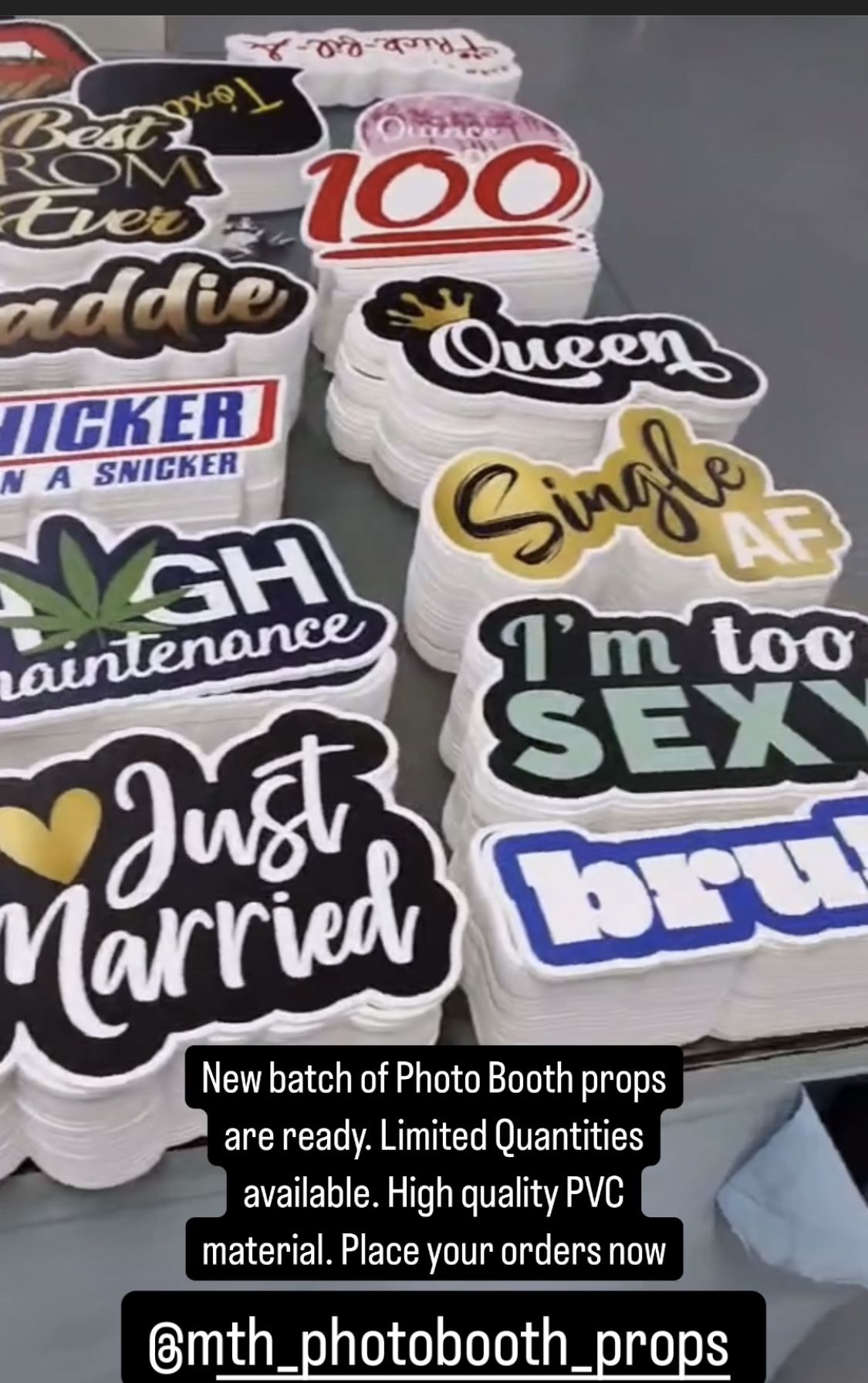 PhotoBooth Props ** PVC