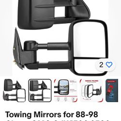TOWING MIRRORS 88-98 FORD CHEVY GMC