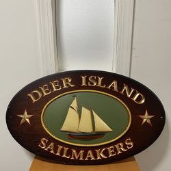 Deer Island Sailmakers Plaque 