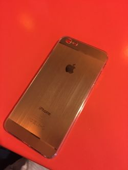 Iphone 6 plus gold phone case
