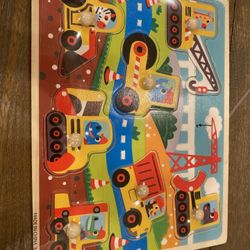 Wooden Animal Puzzle 7 pcs Colorful Animals for Toddlers