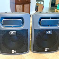 (2) Peavey 15” 🔈 500w Portable Subwoofers 