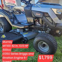 MURRAY GAS 42"IN RIDING LAWN TRACTOR NEW 