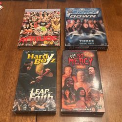 Classic WWE/WWF VHS/DVD Lot Of 4