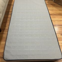 White Twin Spring Mattress 