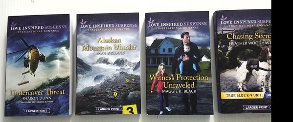 4 new 2020 Inspirational Romance Novels. Large print
