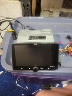 Boss touch screen blue tooth single din head unit