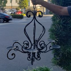 Large Antique Hanging Candle Holder. Indoor Or Outdoor