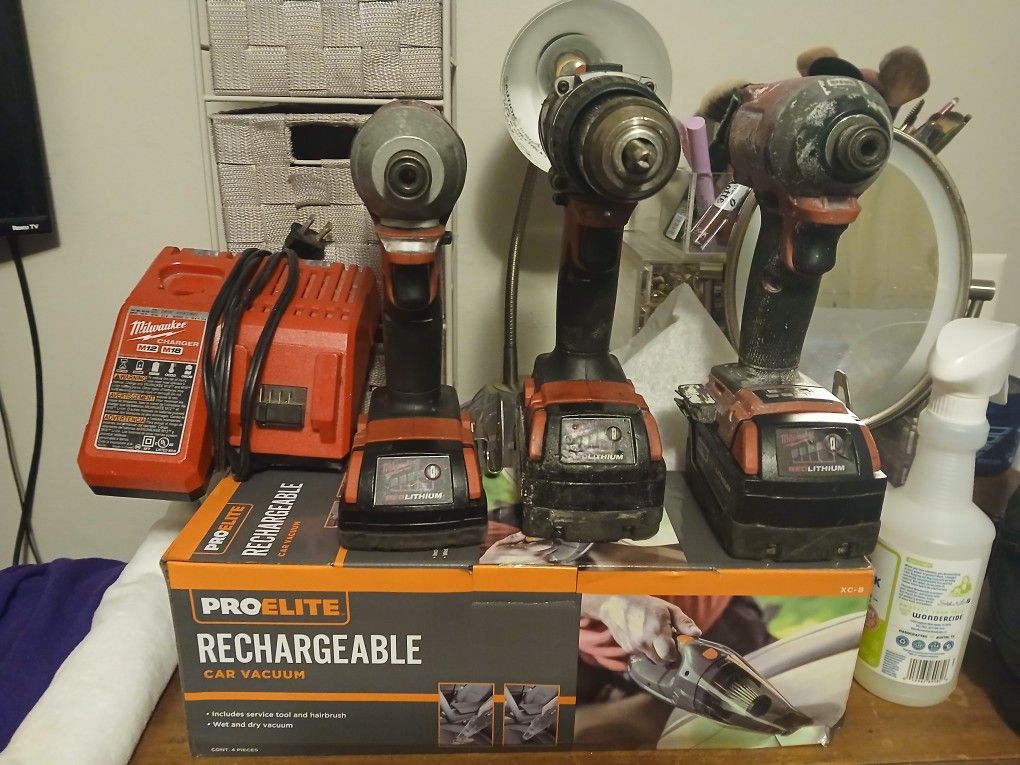 Milwaukee Power Tools + Batteries + Chargers