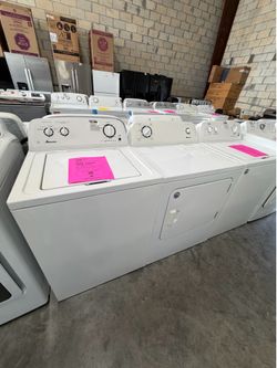 Amana washer and dryer with warranty