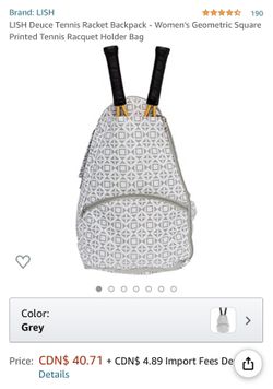 Lish Women’s Tennis Racket Backpack