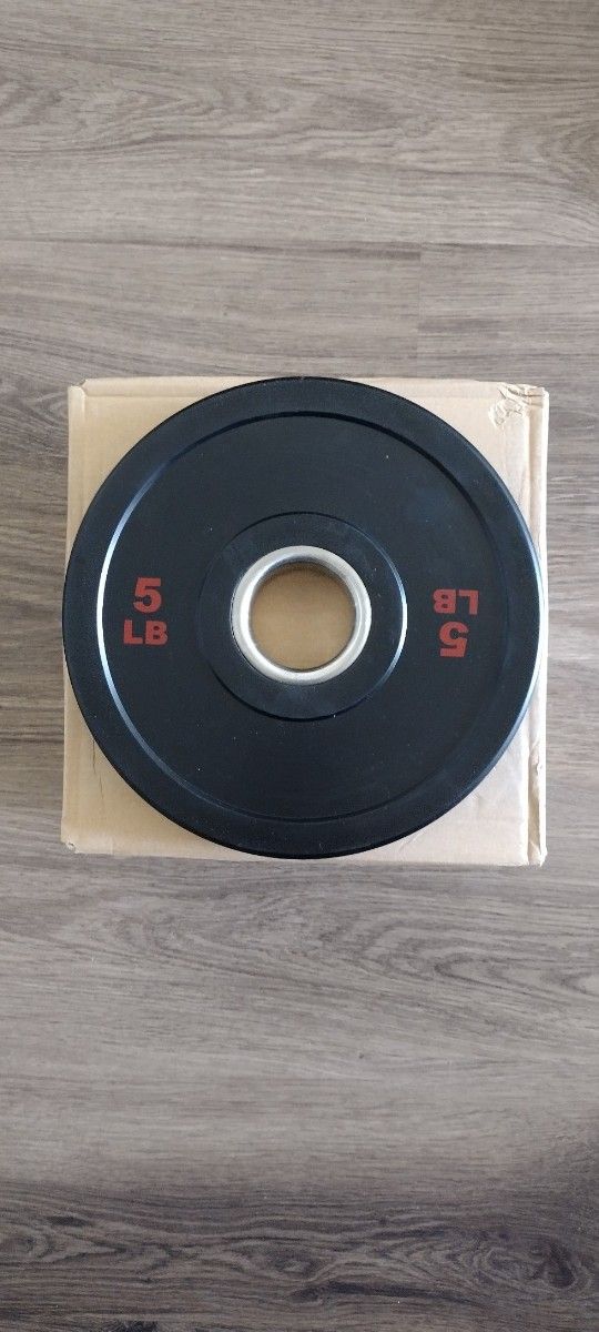 OLYMPIC BUMPER WEIGHT PLATES.