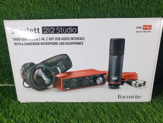 Focusrite Scarlett 2i2 Studio 3rd Generation USB Recording Pack