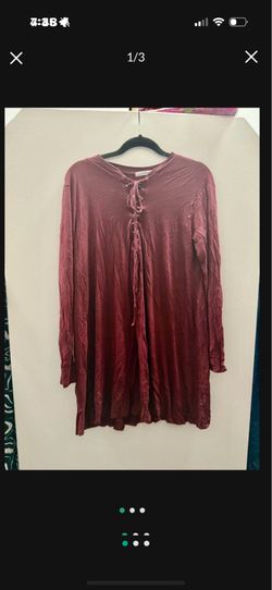Maroon dress