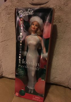 Holiday excitement Barbie by Mattel