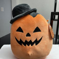 Squishmallows Riba The Pumpkin with Hat