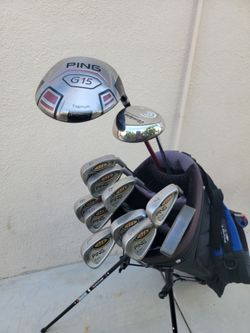 Ping G15 & i3 Golf Club Set Right Handed W/Ogio Golf Bag