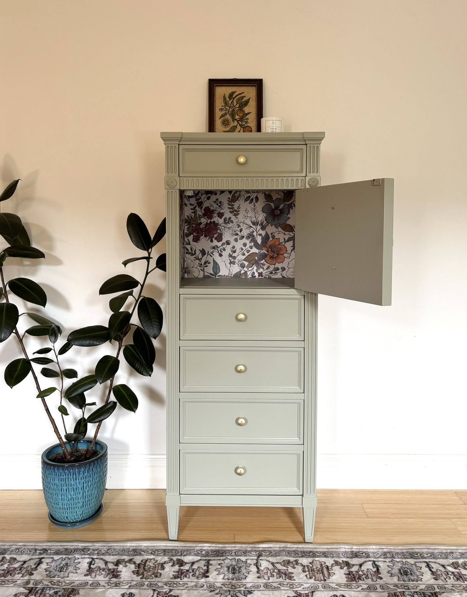 Sage Green Lingerie Dresser