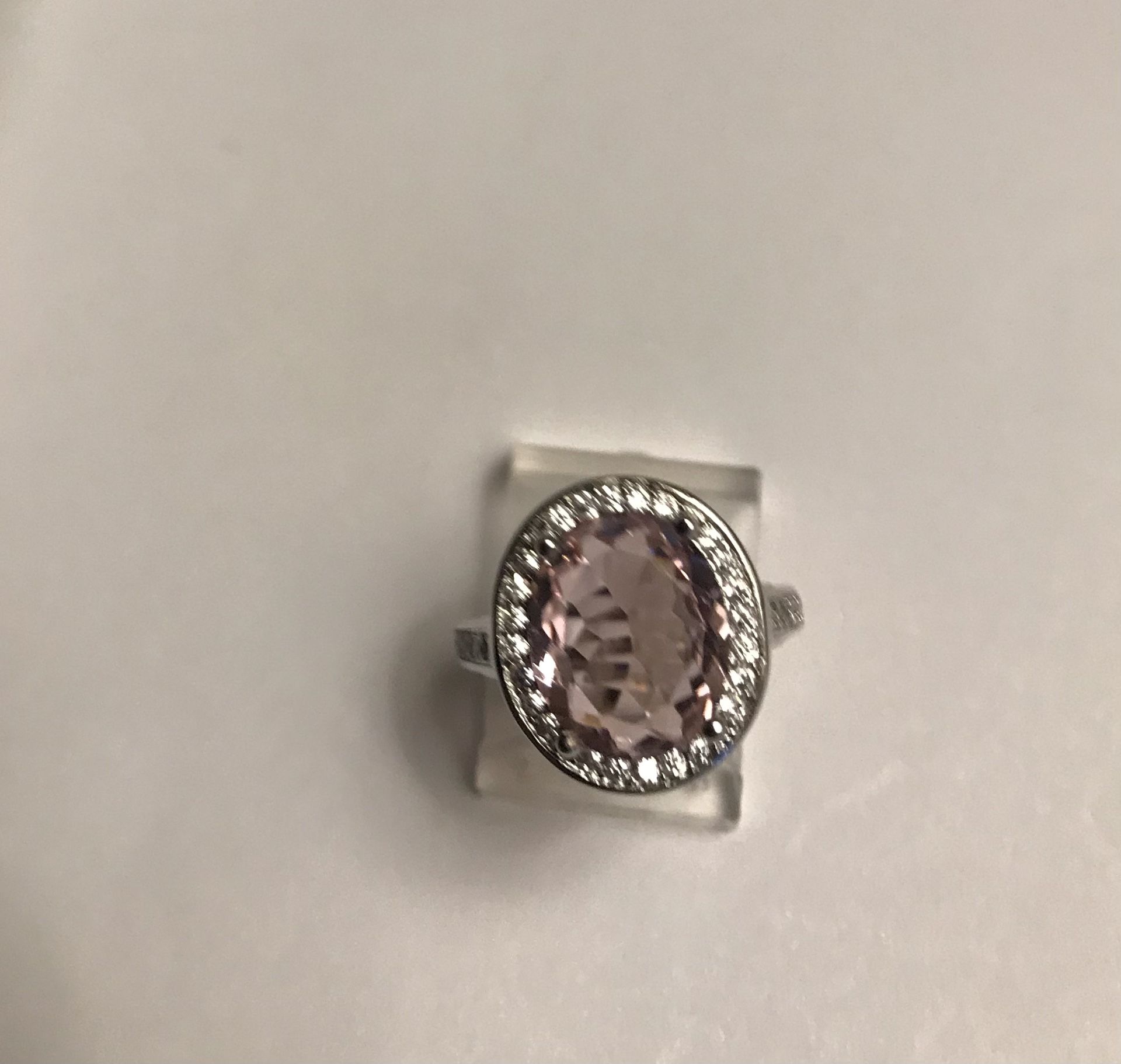 Kunzite 925 Sterling Silver Ring